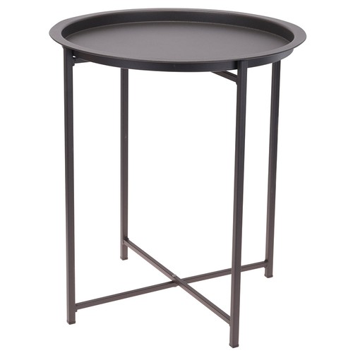 Beistelltisch metall grau - beistelltisch,