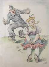 Original Zeichnung Karikatur