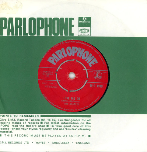The beatles parlophone love - beatles, me