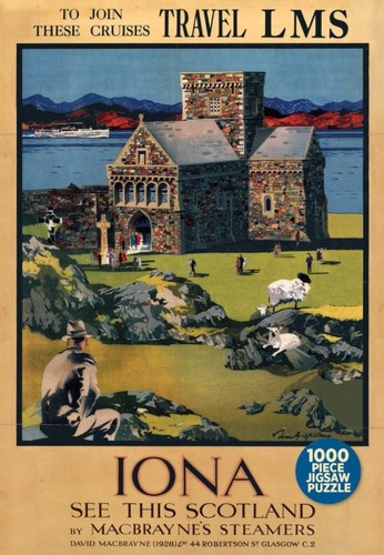 The iona abbey jigsaw - iona, puzzle
