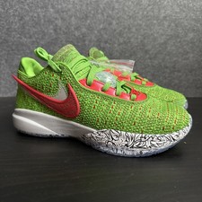 Nike LeBron 20 Stocking Stuffer Green Silver Red  Gr Eu 38.5 Kinder Herren