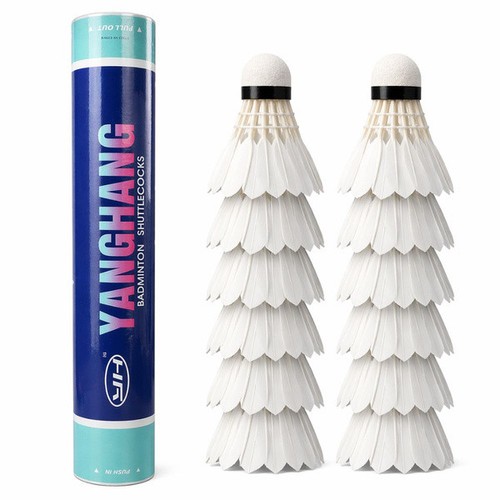 12x badminton ball federbälle - 12x,