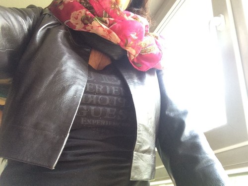 Trendiges leder bolero - bolero, ♥