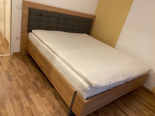 Bett eiche antrazith - bett,