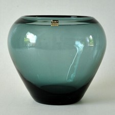 Dickwandige WMF Turmalin–Glasvase, W. WAGENFELD, 1951
