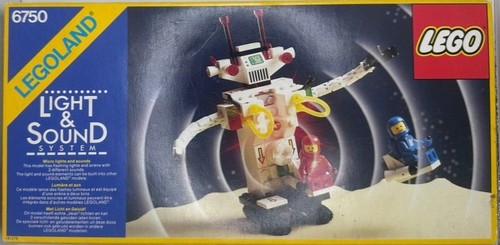 Lego space sonic - robot, light
