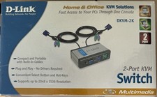 KVM DKVM-2K Switch 2 Port PS/2