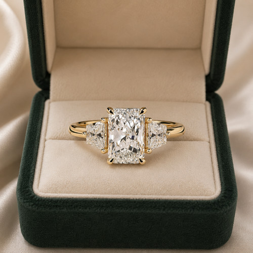 Strahlender 14 k - 3,90, kt