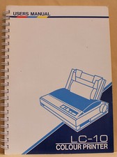 Users Manual Star LC-10 Colour Printer
