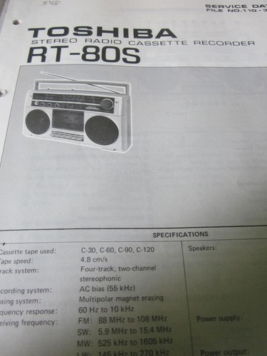 Toshiba stereo radio - toshiba,