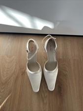 Brautschuh Pumps Ivory Satin