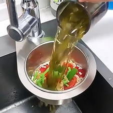 Edelstahl Spüle Siebkorb