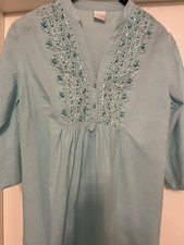 Madeleine Damen Bluse Baumwolle Leicht 3/4 Ärmel  Gr.40