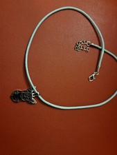 Textilband Kette,  mit Chihuahua Kopf, 