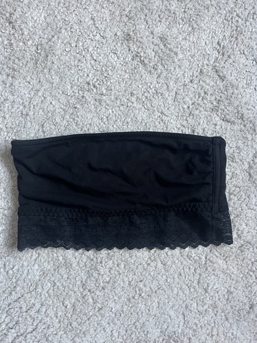 Bandeau top schwarz mit - bandeau-top,