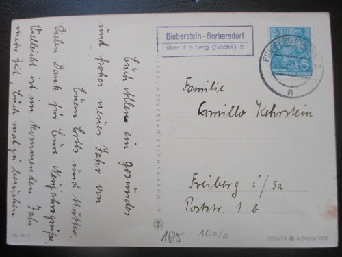 Ddr postkarte landpost - ddr,