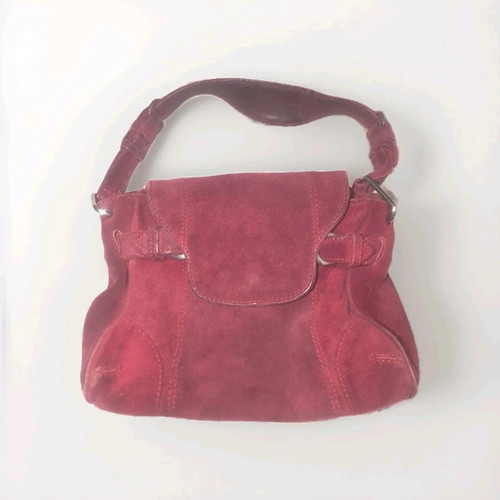 Vintage damen handtasche - handtasche, rot