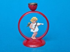 Kerzenhalter kurzrockengel mit - kerzenhalter,