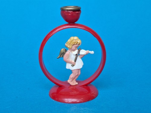 Kerzenhalter kurzrockengel mit - kerzenhalter,