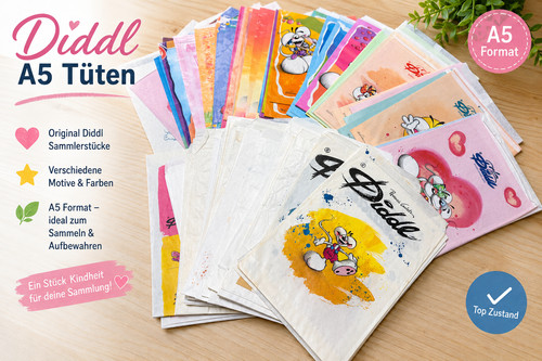 Diddl tüten und käseblatt - tüten,