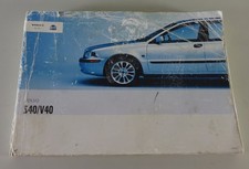 Betriebsanleitung / Handbuch Volvo S40 / V40 Stand 04/2002