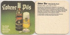 Lohrer bier alter bierdeckel - alter,