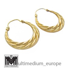 Kreolen Ohrringe 333 Gold