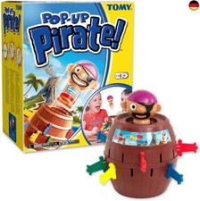 TOMY Offizielles Kinderspiel Pop Up Pirate, Hochwertiges Aktionsspiel für die 