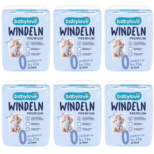 Babylove windeln - 6, st.