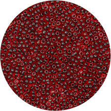 4mm Weinrot Glasperlen für
