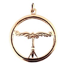 Irminsul bronze anhänger - irminsul,