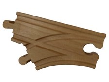 BRIO Holzeisenbahn Weiche Gleis Braun Modelleisenbahn Schiene Holz