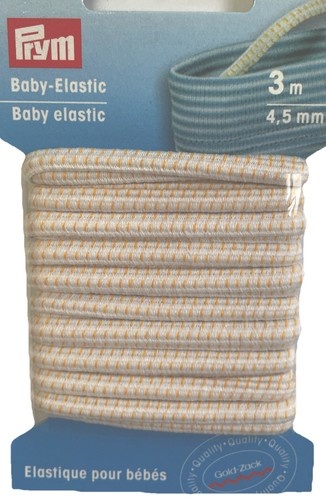 Prym 5mm baby elastic 3m - baby-elastic,