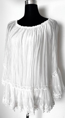 Italienische crinkle tunika - italienische,