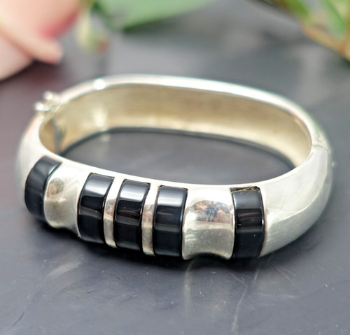 Massiver vintage armreif - massiver,