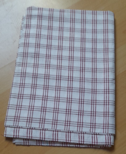 Baumwollstoff wollweis rot - baumwollstoff, ,