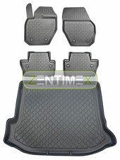 Z331295 SET Kofferraumwanne Gummifußmatten für Volvo V60 R-Design Momentum Kombi