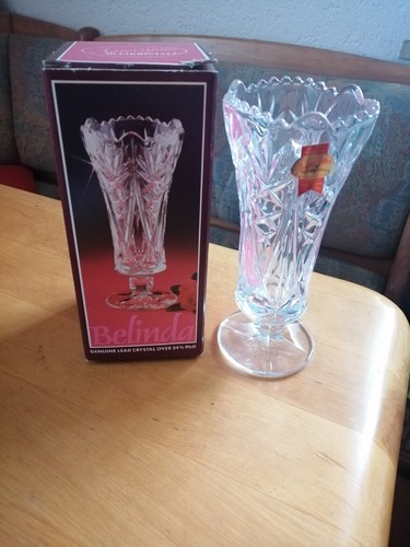 Belinda bleikristall vase - belinda,