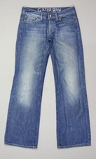 Vintage G-STAR Raw Damen Reese Loose Flared Jeans Größe W26 L32