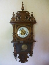 Regulator Wanduhr Kienzle um 1900  mit Original Aufsatz läuft 1A , genau 1 Woche