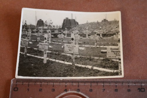Altes foto soldatengräber - foto,