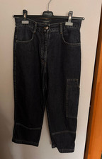 Street One High Waist Jeans Worker Style 7/8 Baumwolle W 29 Gr. 36 38 Vintage