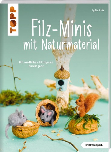 Filz minis mit naturmaterial - mit,