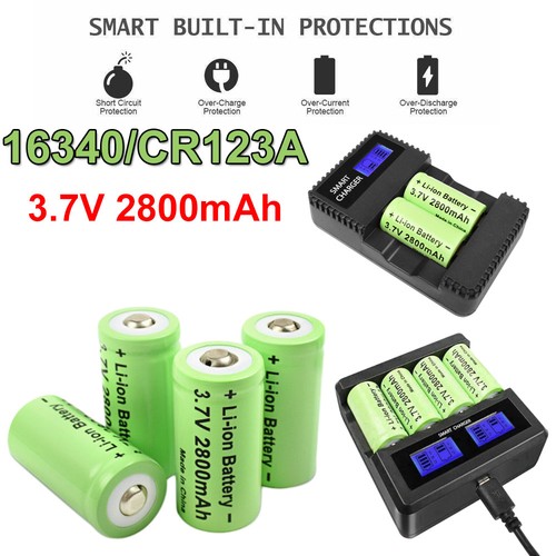 2800mah cr123a rcr123a 16340 - 2800mah,