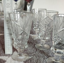 Blei? Kristall Schnaps Gläser