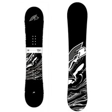 F2 Herren Snowboard Black Deck