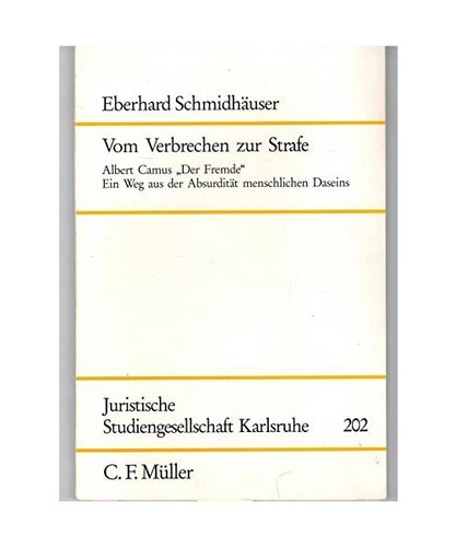 Vom verbrechen zur - verbrechen,