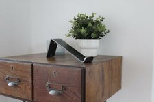  Schwerlast Regalhalterungen Gerüst Industrie rustikal Handarbeit Stahl Metall 