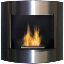 Wandkamin Alco gewölbt schwarz , Ethanol Wandkamin Ausstellungsstück
