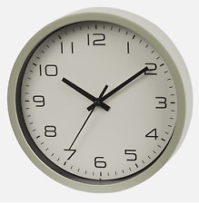 Wanduhr Rand  Durchmesser 20 cm Küchenuhr Uhr grauer Rand